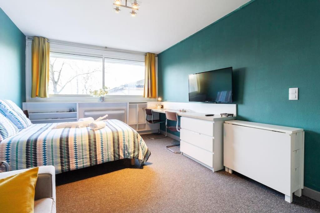 Double Appartement, Saint Michel, Parking, Wifi Toulouse Kültér fotó