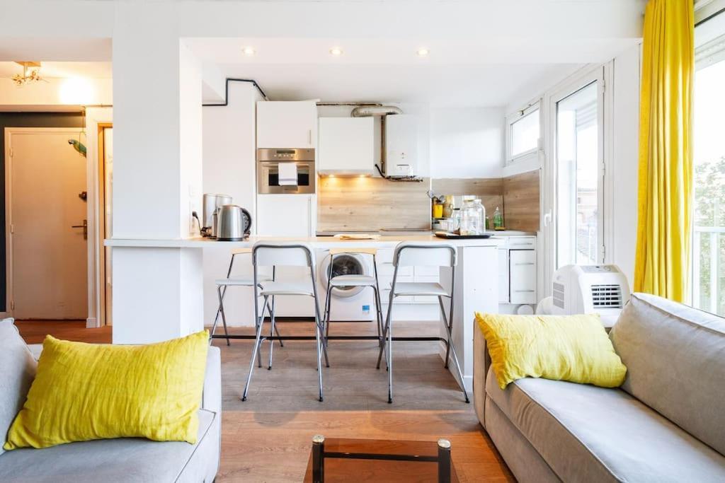 Double Appartement, Saint Michel, Parking, Wifi Toulouse Kültér fotó